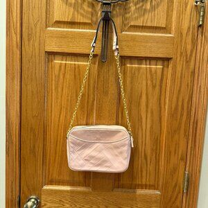 Tory Burch Savannah clutch Quilted light pink handbag